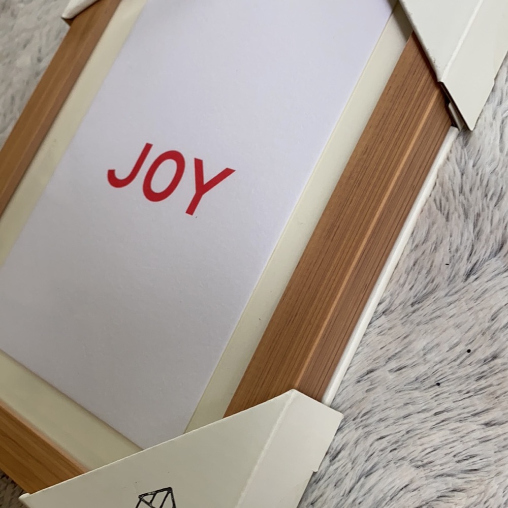 Hearth & Hand “Joy” Wood Framed Wall Decor - Picture 2 of 3
